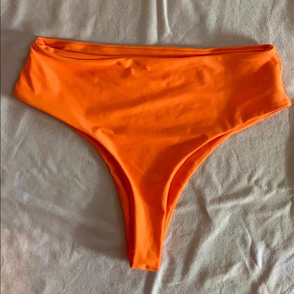 High waisted bikini bottom